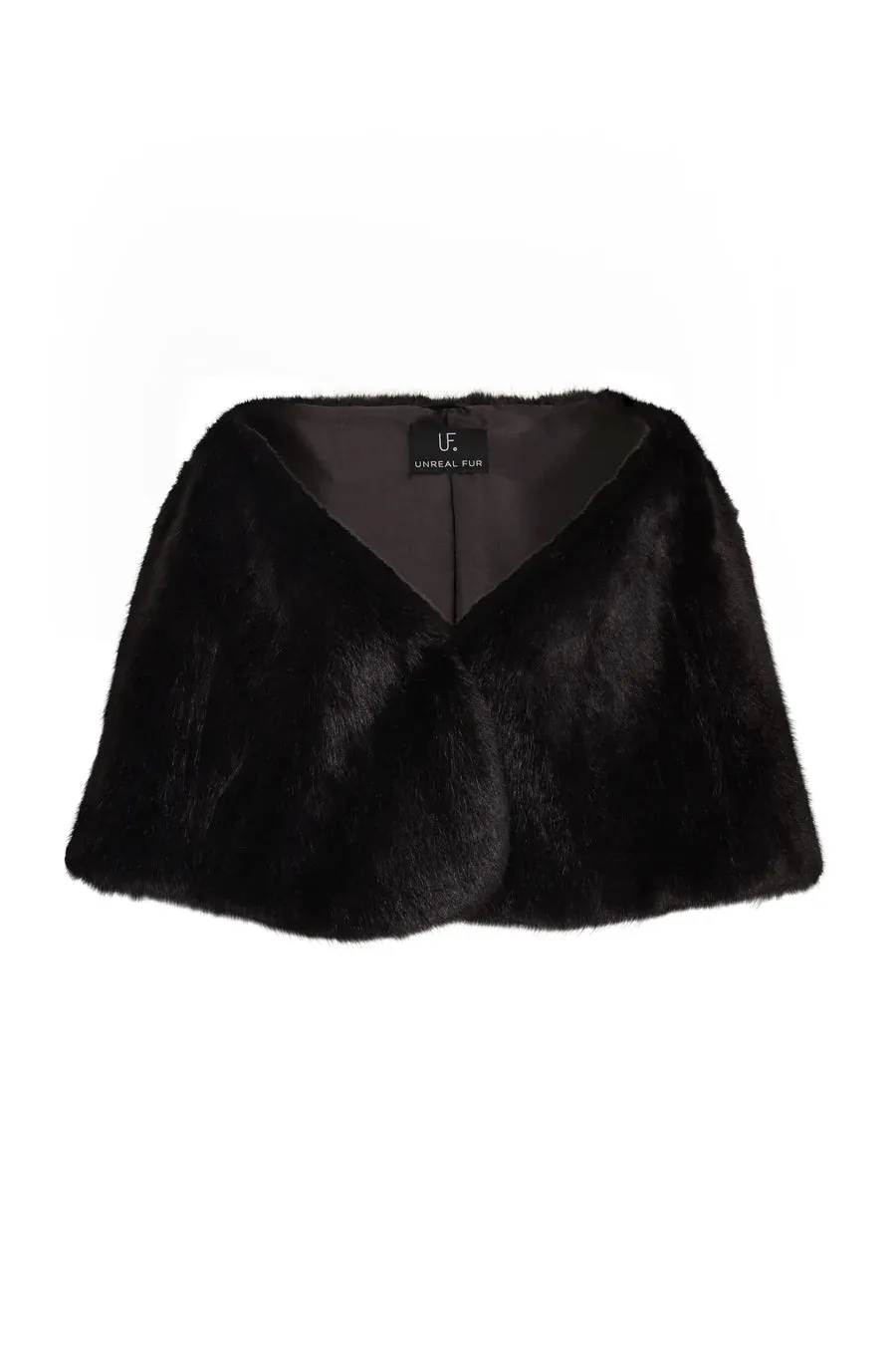 Unreal Fur Yasmin Wrap - Black