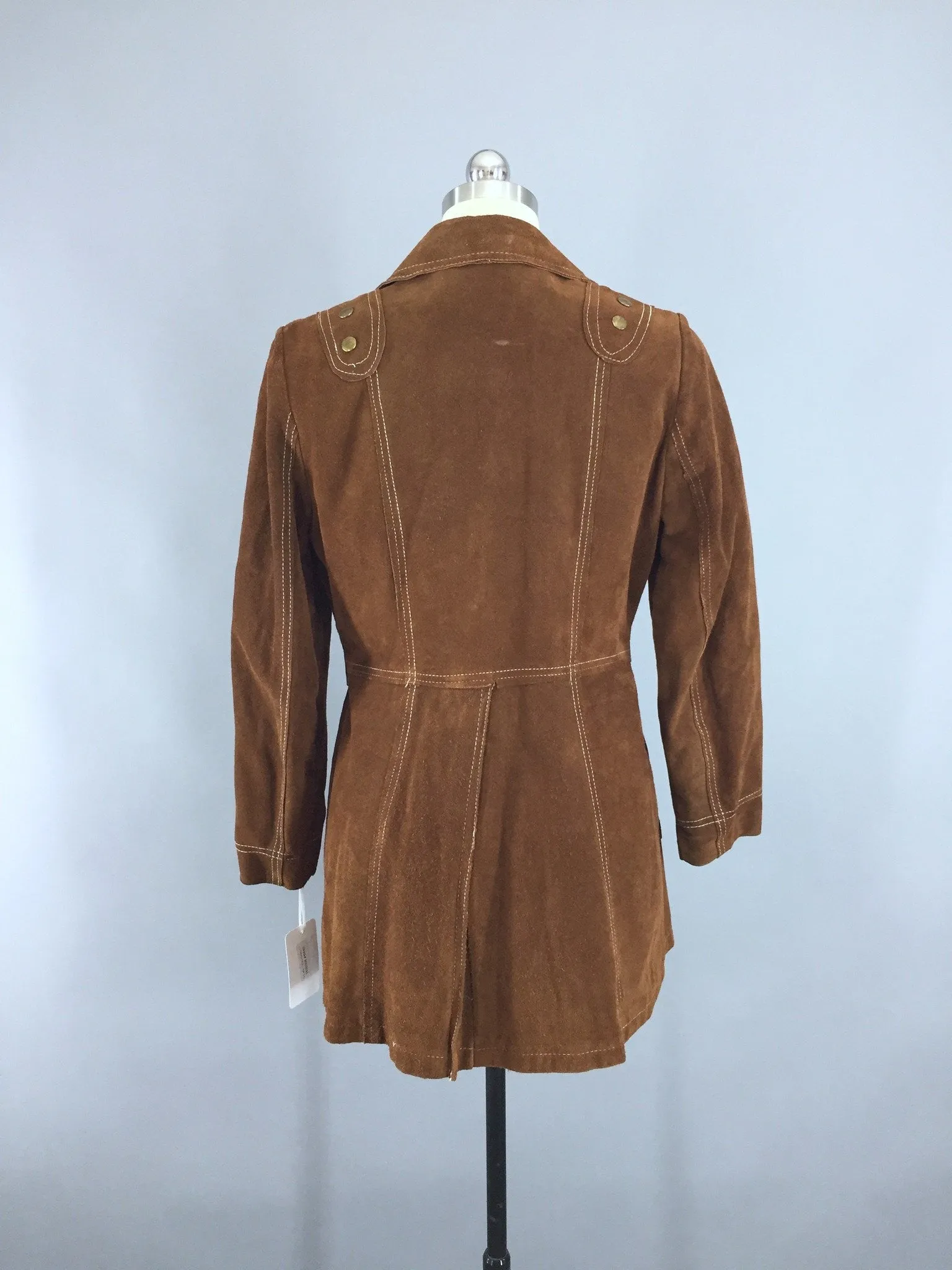 Vintage 1970s Suede Jacket / The Paris Coat