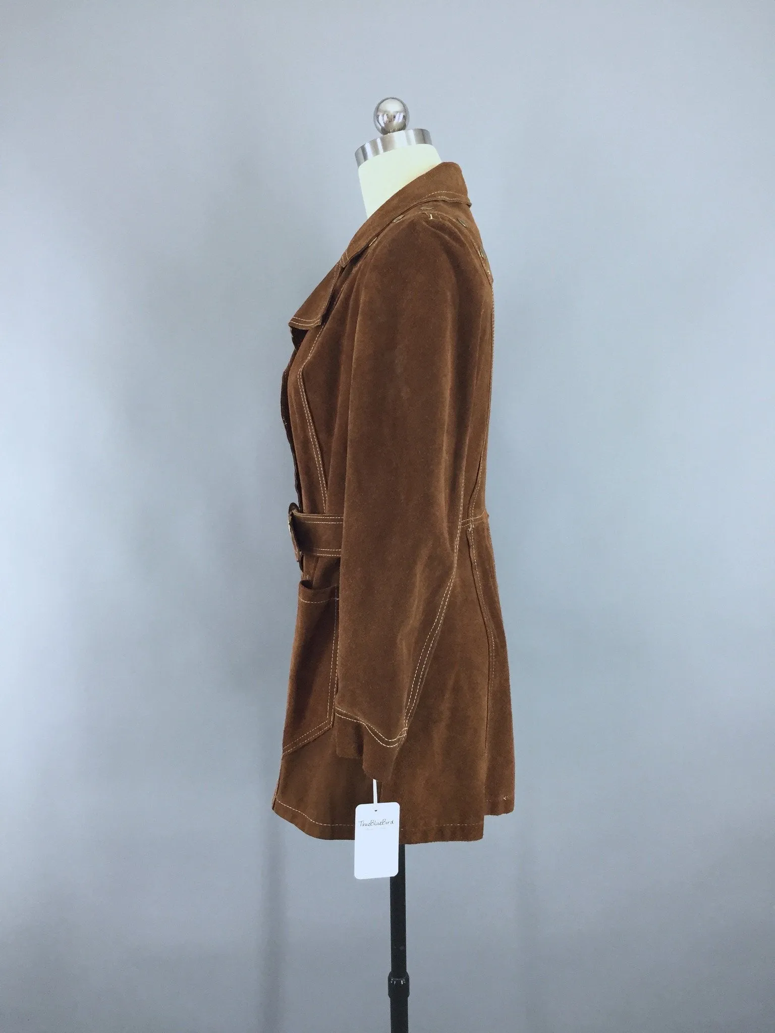 Vintage 1970s Suede Jacket / The Paris Coat