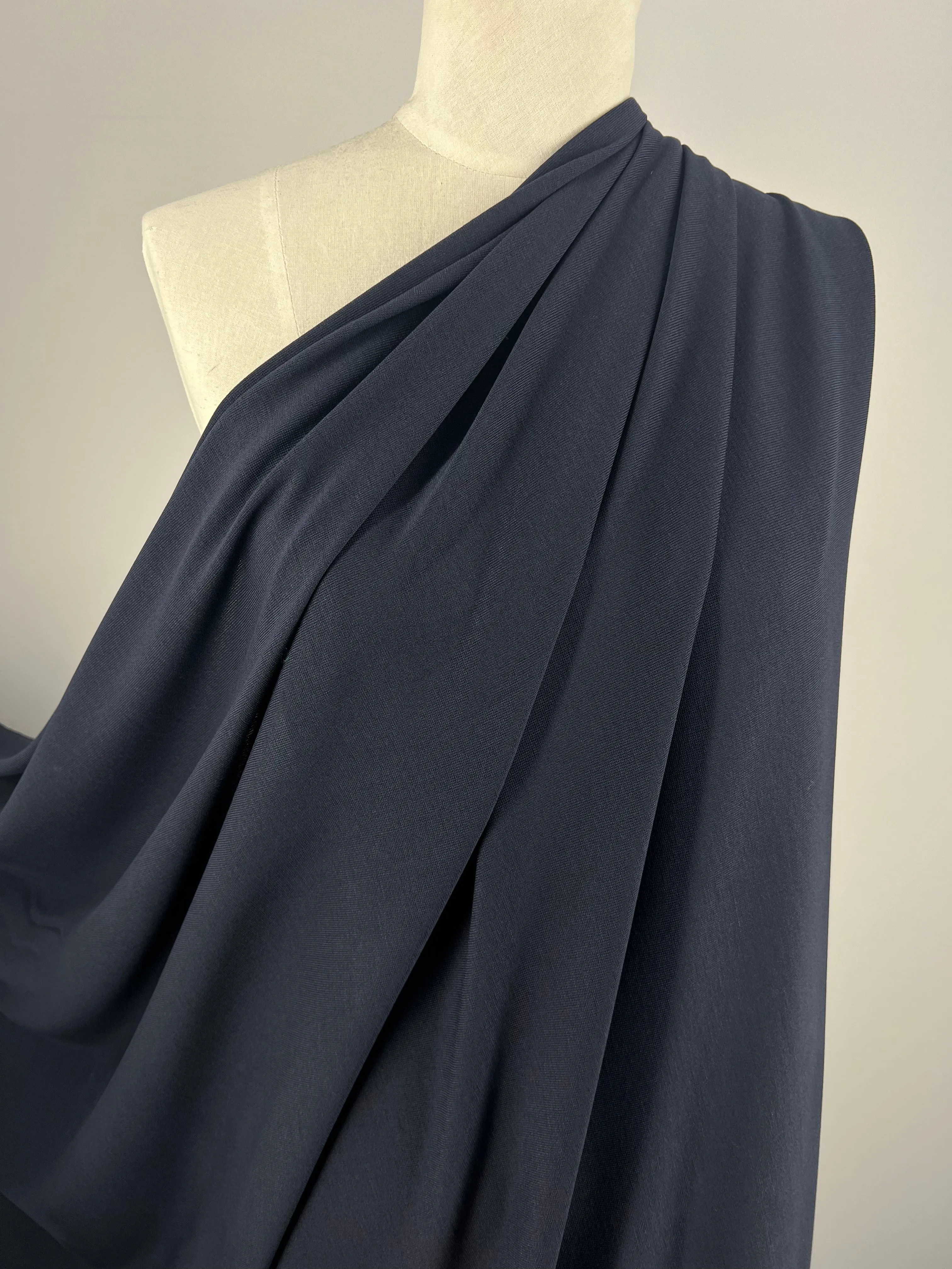 Viscose Jersey - Dark Navy - 160cm