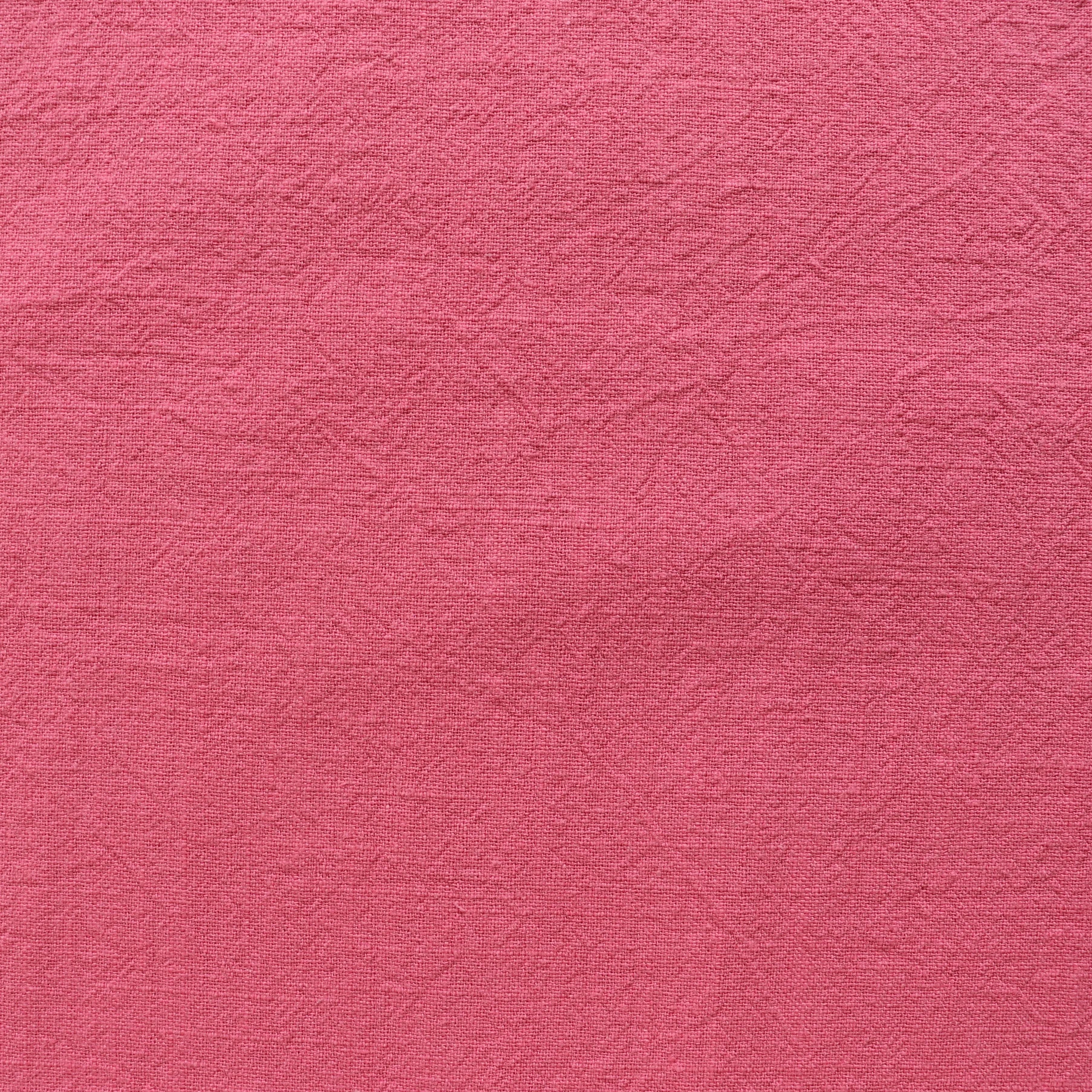 Washed Vintage Cotton - Raspberry Pink