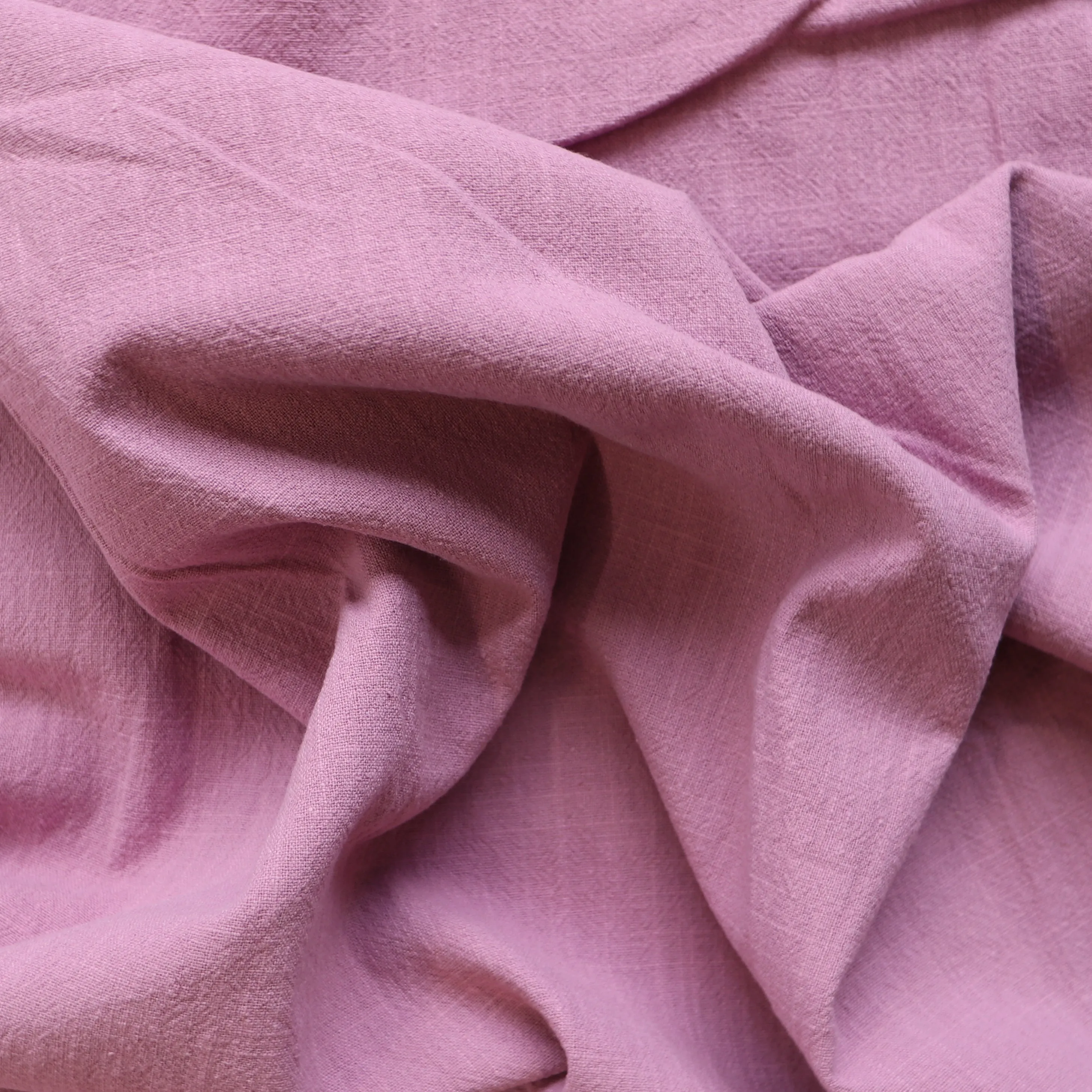 Washed Vintage Cotton - Rose Pink - END OF BOLT 107cm