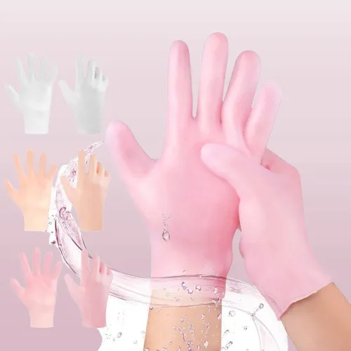 Waterproof Aqua Care Silicone Spa Gloves