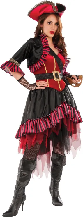 Womens Lady Buccaneer Pirate Costume