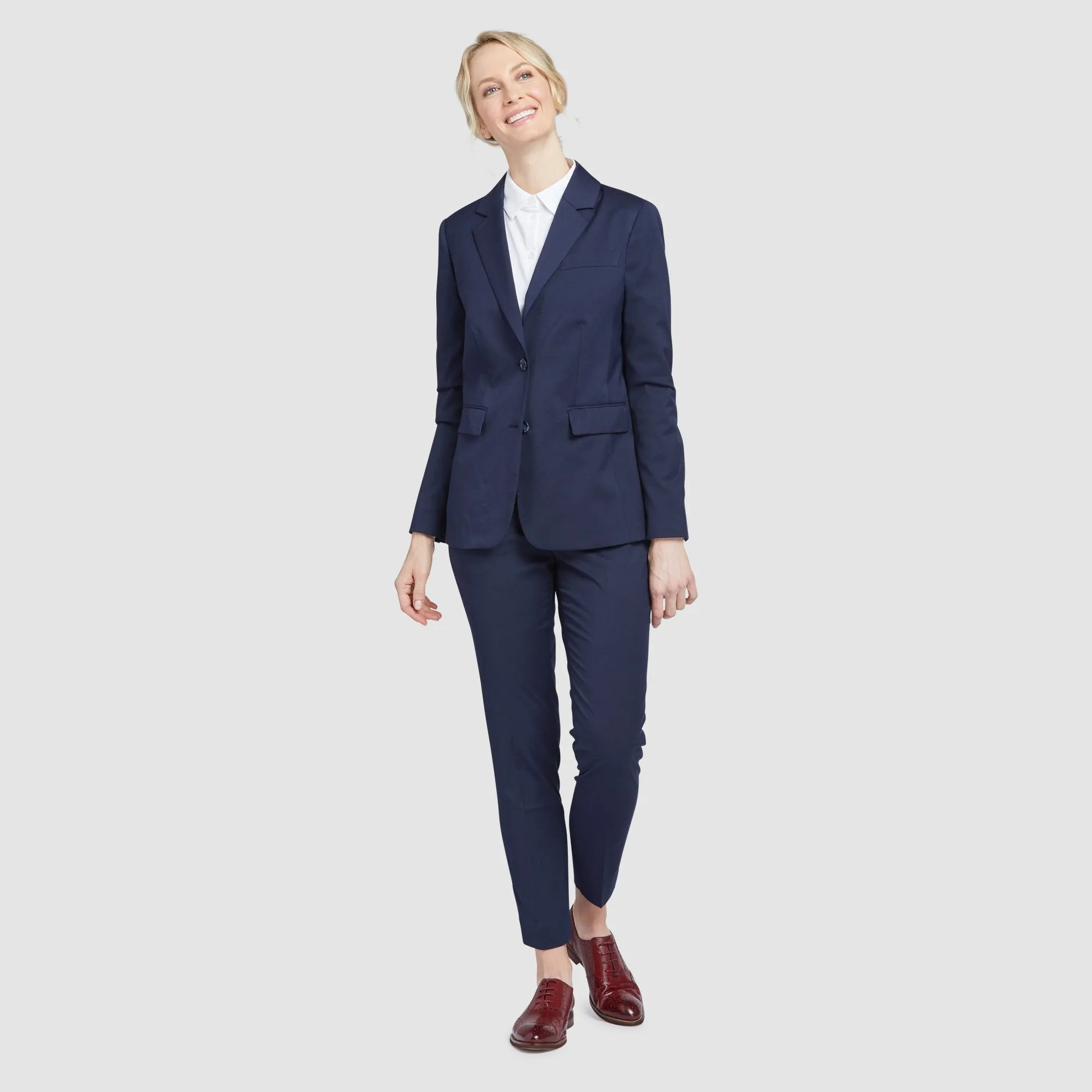 Women's Navy Blue Suit Jacket