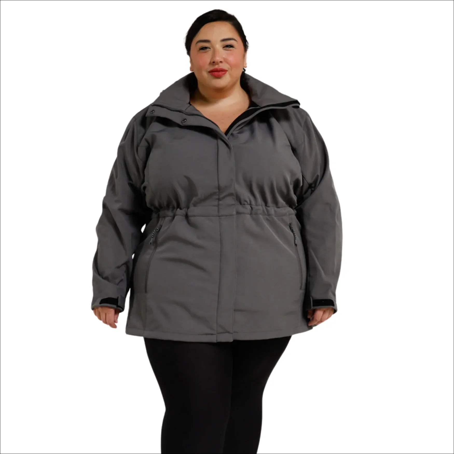 Women’s Plus Size Stowe 1X-6X Mid Length Soft Shell Jacket