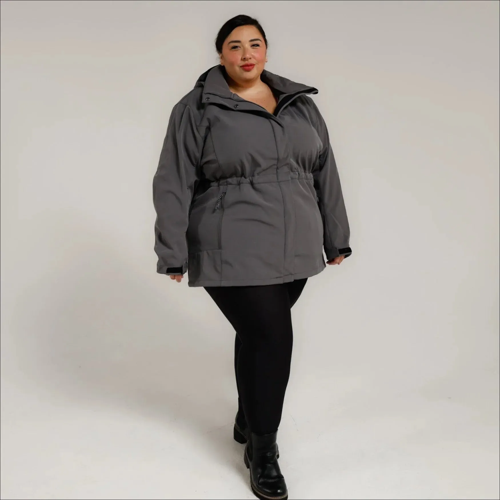 Women’s Plus Size Stowe 1X-6X Mid Length Soft Shell Jacket