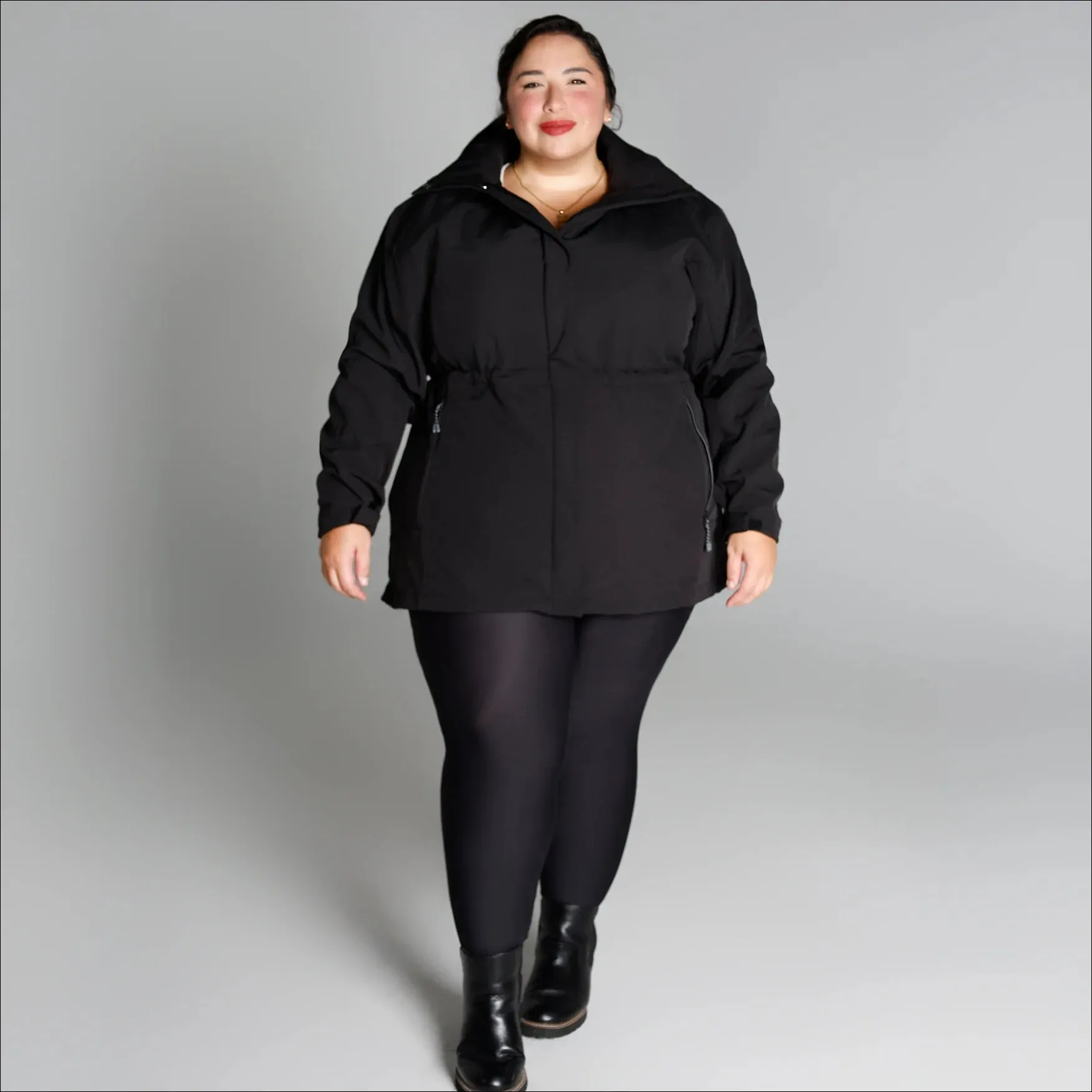 Women’s Plus Size Stowe 1X-6X Mid Length Soft Shell Jacket