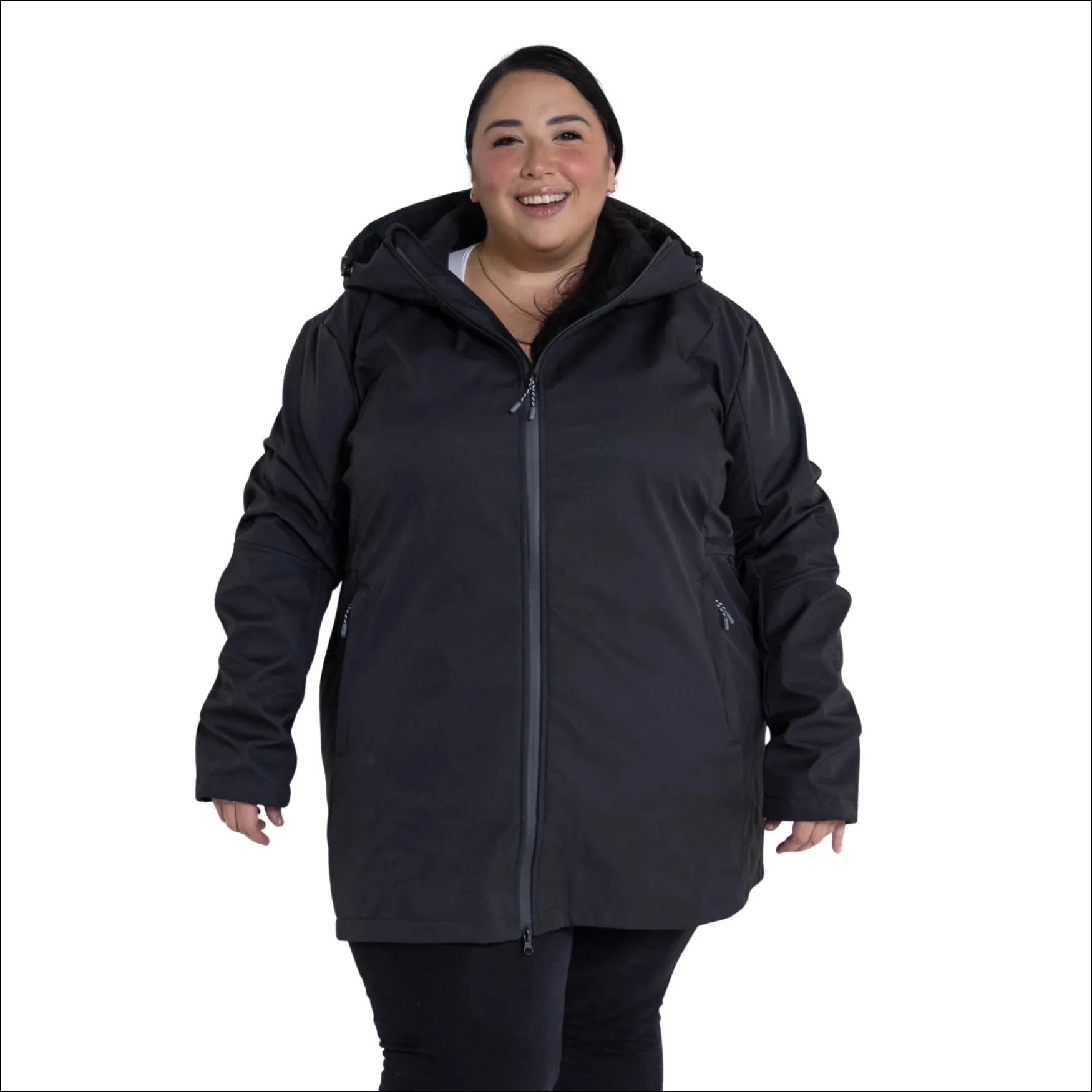 Women’s Plus Size Stowe 1X-6X Mid Length Soft Shell Jacket