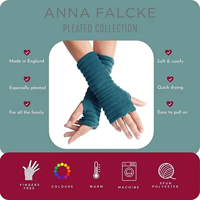 Wristees® Fingerless Gloves - Sky Blue